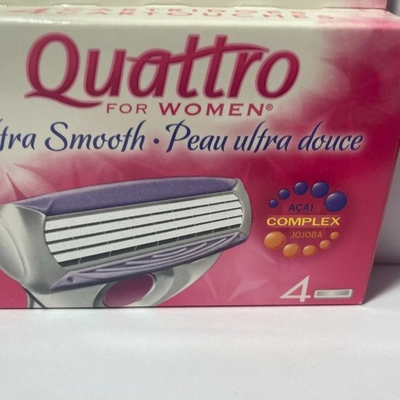Schick Quattro Women Ultra Smooth Acai Razor Blades Refills - Picture 5 of 14